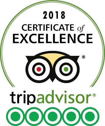 trip advisor certificate of excellence badge of namaste holiday