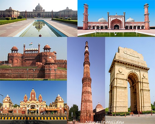 delhi full day sightseeing covering attractions such as qutub minar, red fort, jama masjid, india gate, rashtrapati bhawan, and many more 